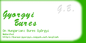 gyorgyi bures business card